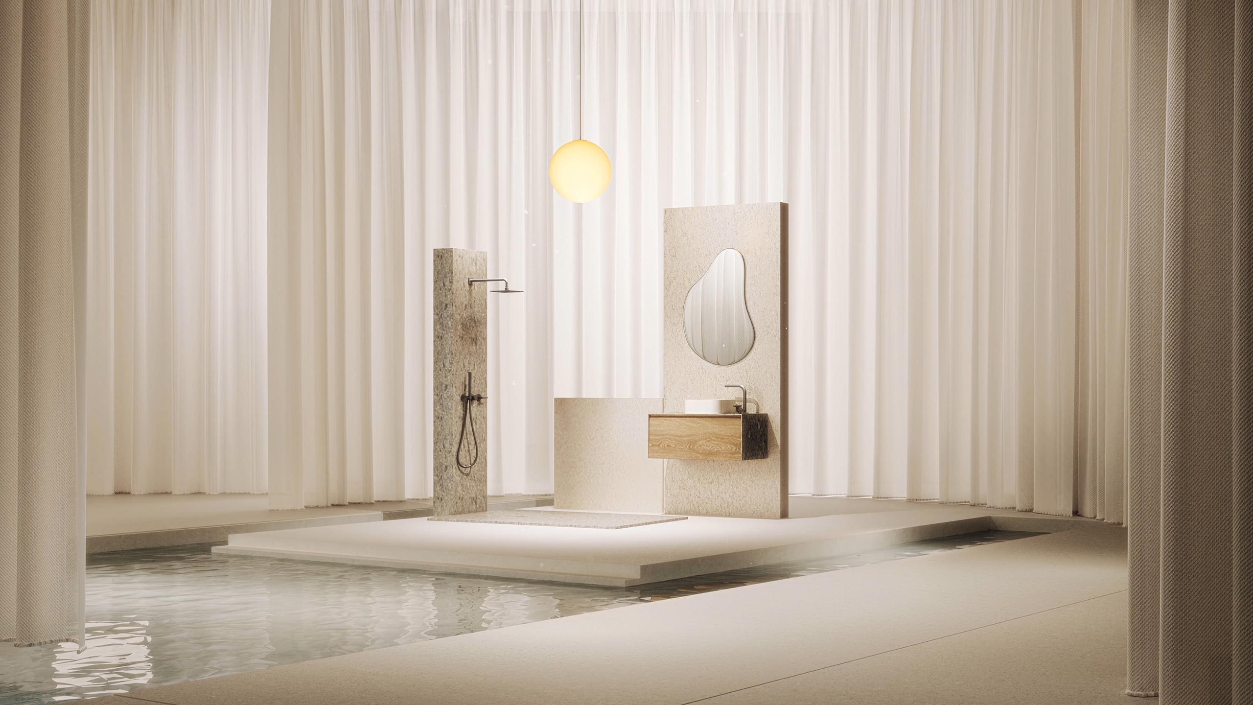 Cosentino Pietra Kode campaign still.